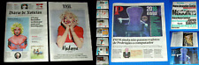 MADONNA, NEWSPAPER PUBLICO and DIARIO DE NOTICIAS (include supplements),PORTUGAL