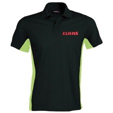 Claas Tractor/Combine Contrast Polo Shirt - Embroidered - Small to XXL