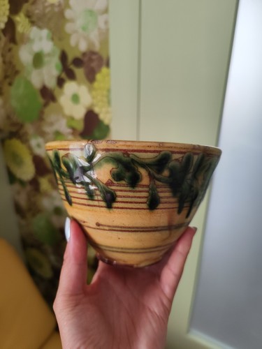 Ancien bol poterie - ancien, en