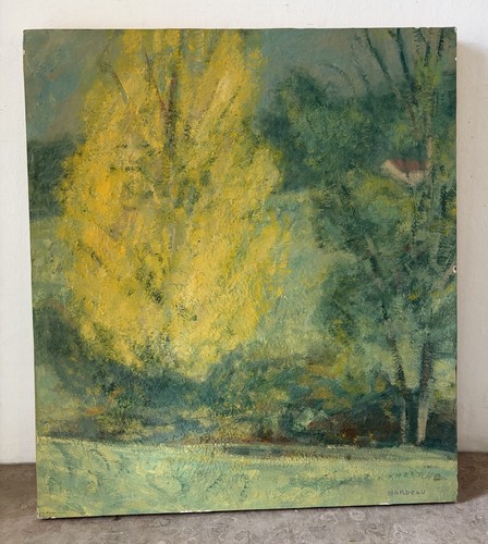 Tableau arbre jaune - tableau, “l’arbre