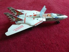 jouet vintage avion tôle