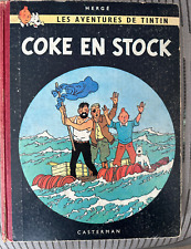 Hergé Tintin Coke en Stock 1st French Edition Danel "REDOUTABLE" Rare