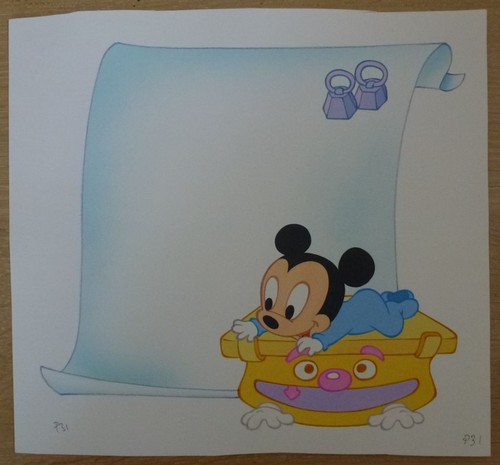 Dessin original mis - original, couleur