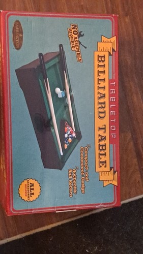 Tabletop billards pool table - tabletop,