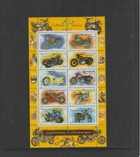 France 2002 SG3850-9 10v Sheet NHM Motorcycles-Honda CB 750 Four/Terrot 500 RGST