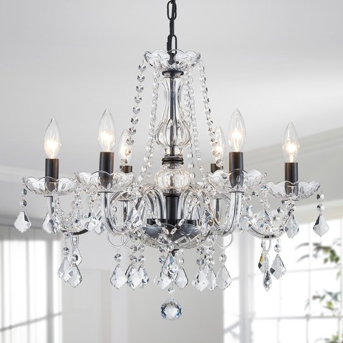 Lustre bougie cristal - lustre, à