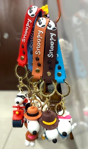 Porte clés snoopy charlie - porte-clés,