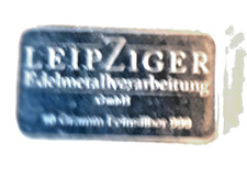 Lingot argent Pur Leipziger