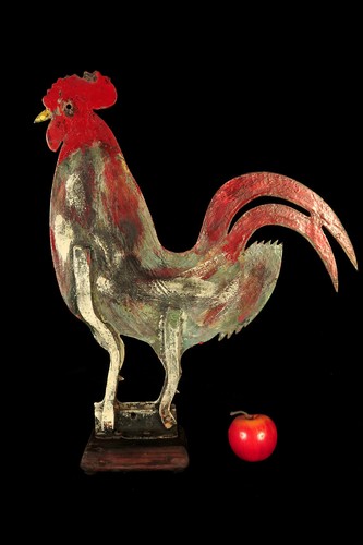 Ancien coq métal - coq,