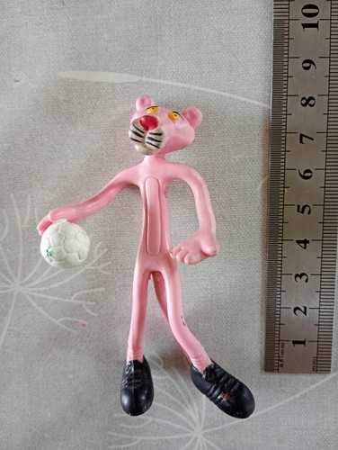 Figurine pvc panthère - figurine, rose