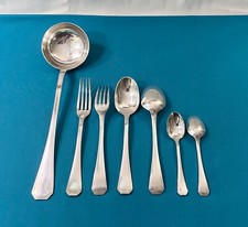 37 Piece CHRISTOFLE Model AMERICA Household Appliances Silver Metal Covered Fork