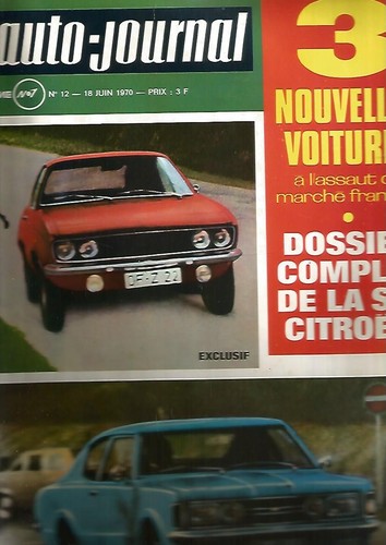 Auto journal 12 - n°12, citroen