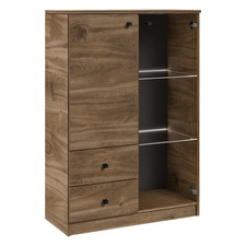 Vitrine sur pied commode