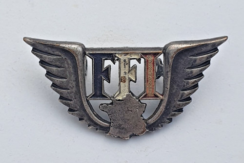 Insigne ffi metal argenté - ffi,,