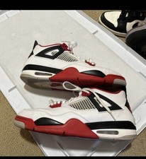 Nike Air Jordan 4 Fire Red 2020 size 13 DC7770-160 OG IV Retro White 