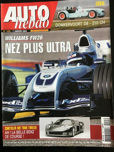 Auto hebdo 2004 essai - du, 7/01/2004;