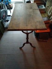 Table Bistrot Rectangulaire Fonte Bois