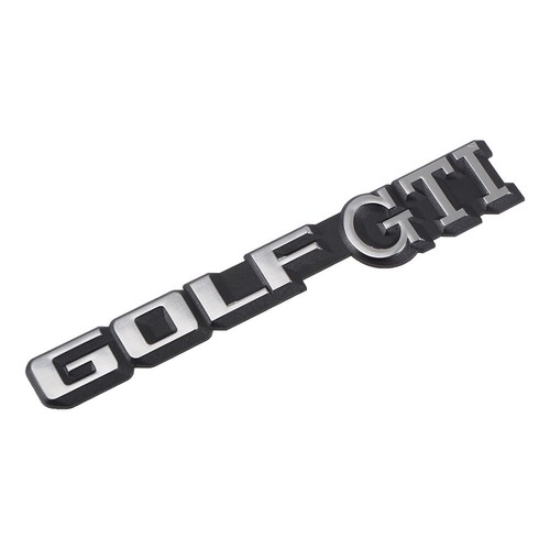 Emblème golf gti argent sur - golf,