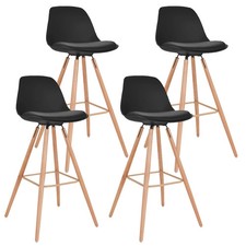 Lot de 4 tabourets de bar SARA