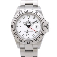 ROLEX Explorer II 40mm Stainless Steel White Dial 16570