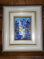 Tableau Emaux De Limoges Signe