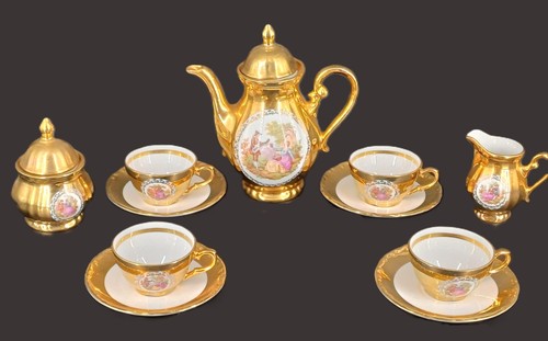 Service café porcelaine - en,
