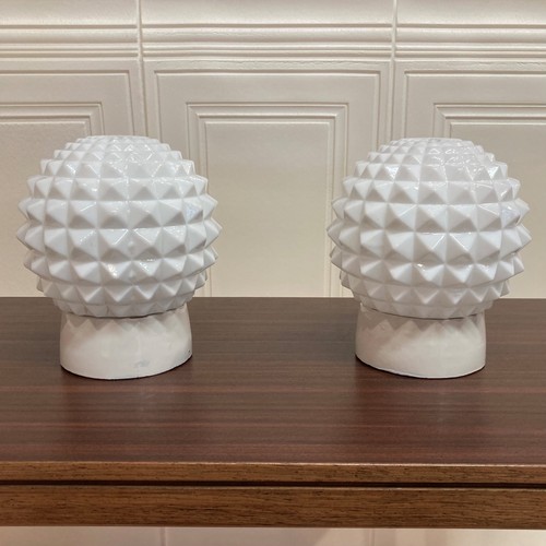 Paire appliques opaline - paire,