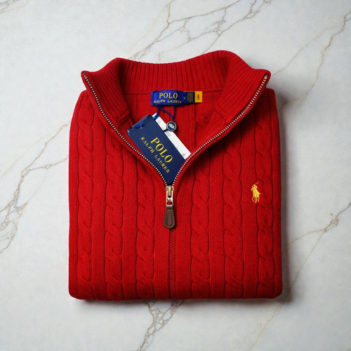 Half zip torsadé ralph - half,