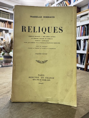 Isabelle rimbaud reliques - isabelle, eo