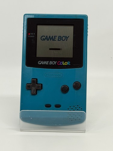 Gameboy color console teal - color,