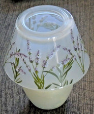 Bougie photophore Verre et métal cécor fleurs