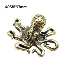 1pcs Laiton Massif Octopus