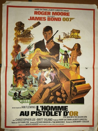 Ancienne affiche cinéma james - ancienne,