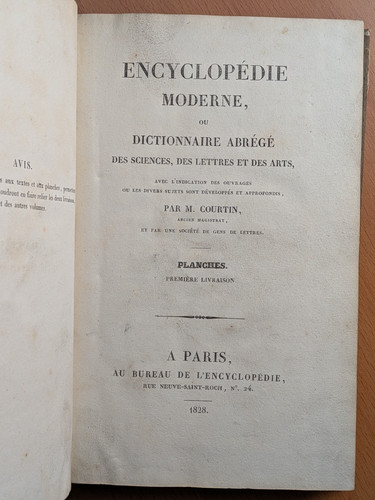 Encyclopédie moderne atlas - encyclopédie,
