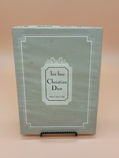 Vintage Le Bas Christian Dior Black Chiffon Stockings 1 Pair Size 9.5 S Not Worn