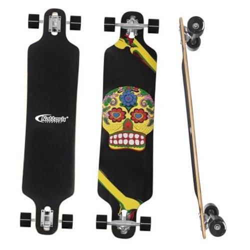 Longboard skateboard complete - skateboard,