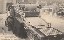 33 postcard No. 7 Talence - Olibet biscuits - "buttercream" cutting machine
