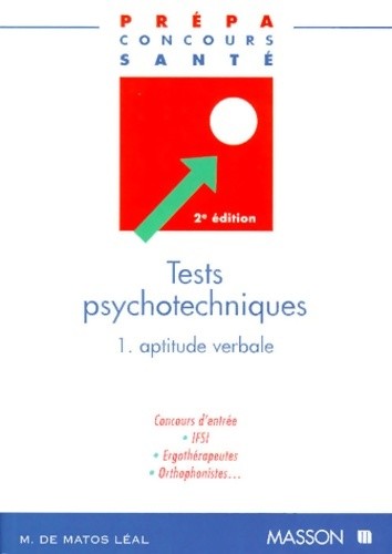 Tests psychotechniques tome - tests, i