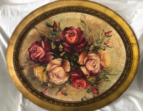 Tableau ancien huile nature - tableau,