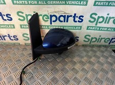 VOLKSWAGEN SHARAN 2011 7N2857501M DOOR MIRROR LEFT SIDE 13  POWERFOLD BLUE LH5X