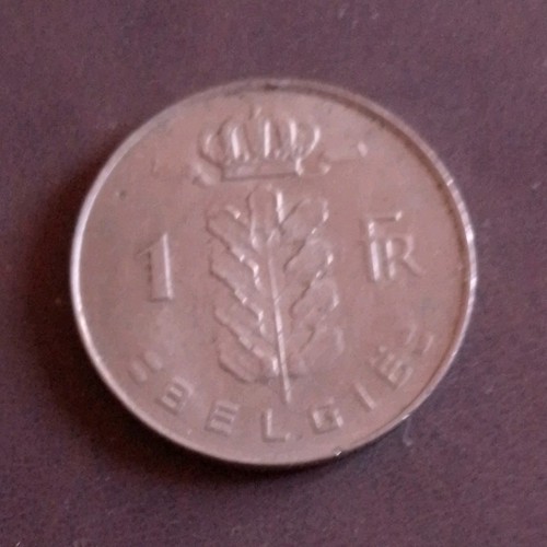 Pièce belgique franc - 1, «