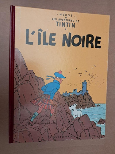 Tintin île noire fac - tintin, fac-simile