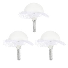  3 Pcs Maintiendeur Fleurs Bouquet Mariée Artificiel Fournitures Mariage