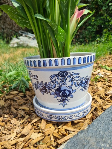 Magnifique pot faïence - en,