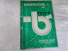 PARTS LIST D OCCASION ORIGINE HONDA 50 MODELE PS 50 K A 35 EUROS