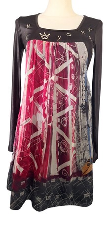 Robe save the queen soie - save, en