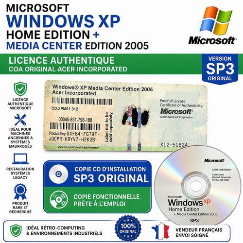 Licence windows media - windows, xp