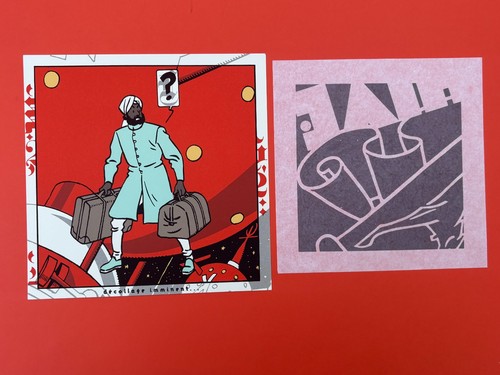 Jacobs serigraphie carte - jacobs,