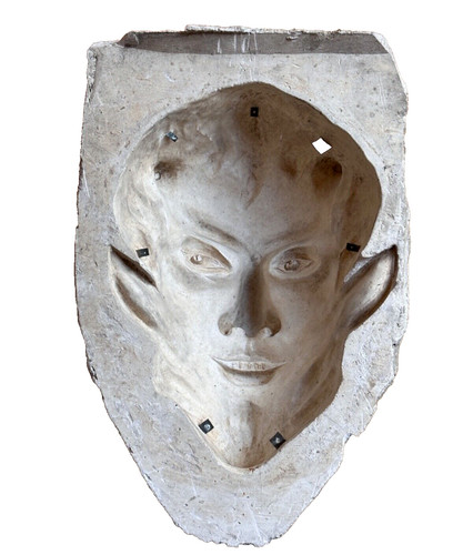 Ancien masque faune matrice - ancien,