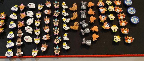 Dog lover croc charms - croc, pack